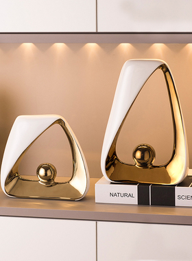 轻奢高档乔迁别墅摆件家居客厅酒柜电视柜装饰品创意桌面玄关摆设