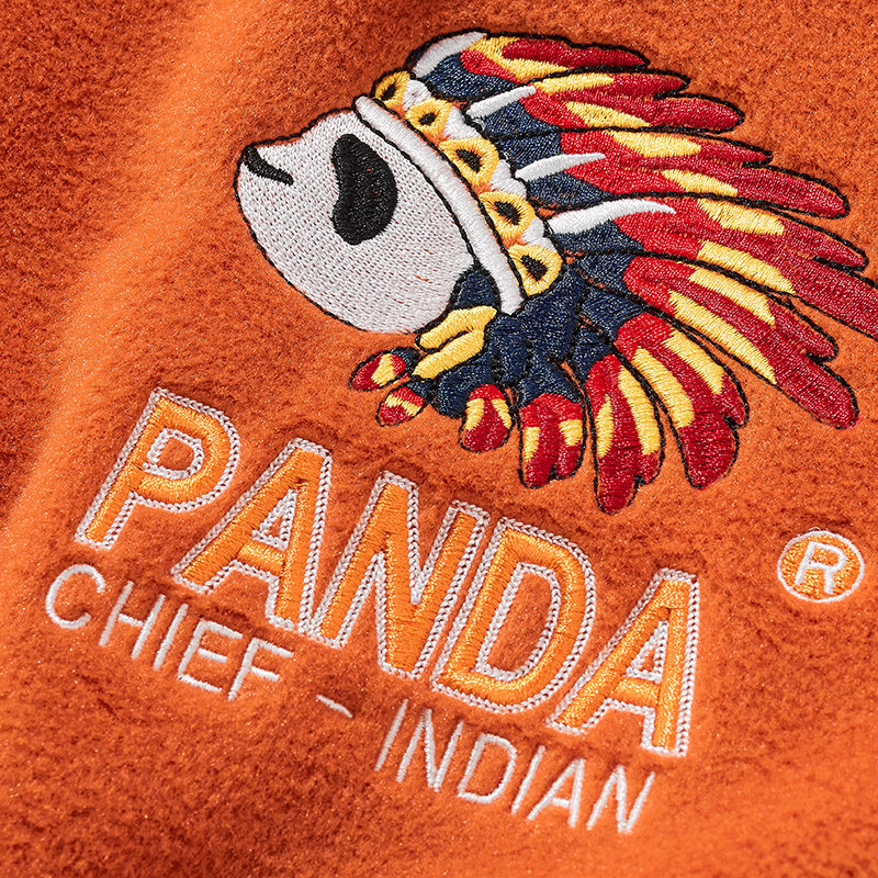 2023 WINTER CHINESE STYLE PANDA EMBROIDERY BOYS BASEBALL UNIFORM JACKET TRENDY FEMALE COUPLE INS PERSONALITY CASUAL STUDENTS