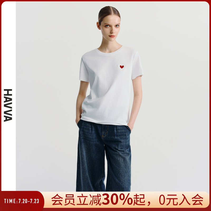 夏季薄款热卖ins潮短袖HAVVA
