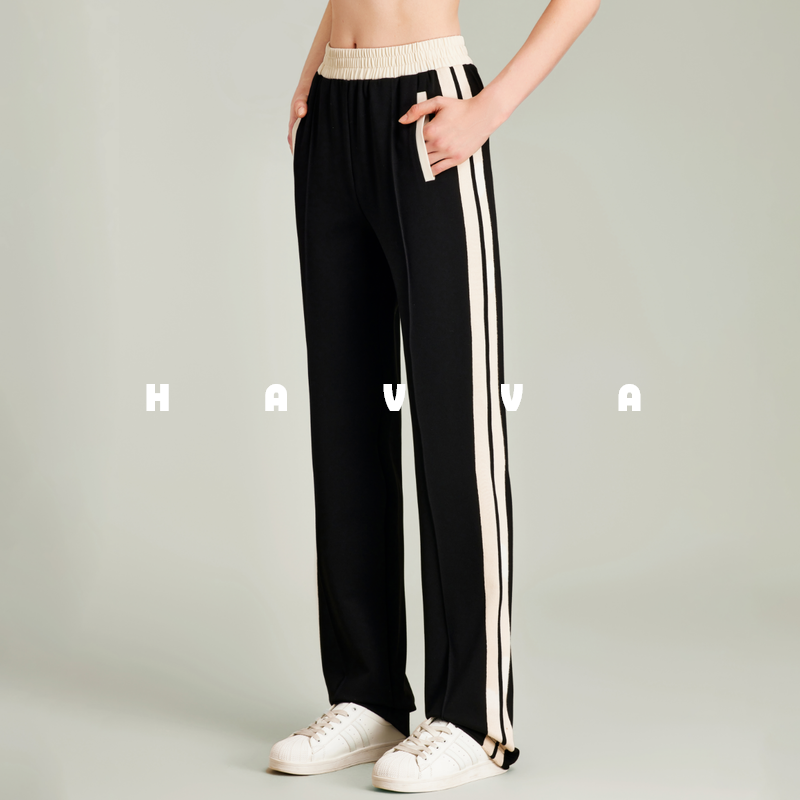 欧美时尚显瘦百搭休闲裤