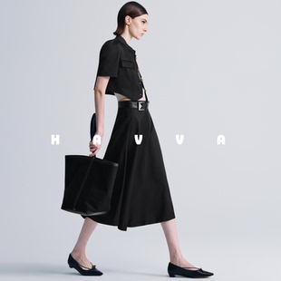 HAVVA设计感开衫半身裙两件套女士不费力穿搭套装2026春夏Z27720