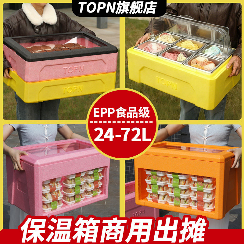 EPP食品外卖保温保冷箱冷热两用图片