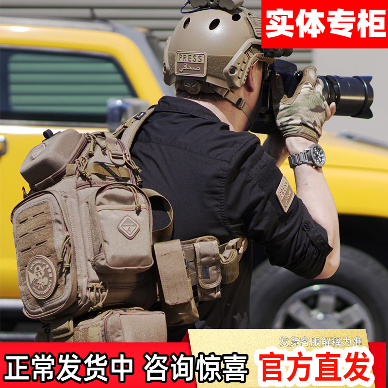 美国危机4户外摄影包单反相机包硬壳骑行单肩背包战术斜挎包鞍袋