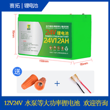 水泵12V24V专用锂电池农用小黑泵农药机园林工具充电式电动割草机