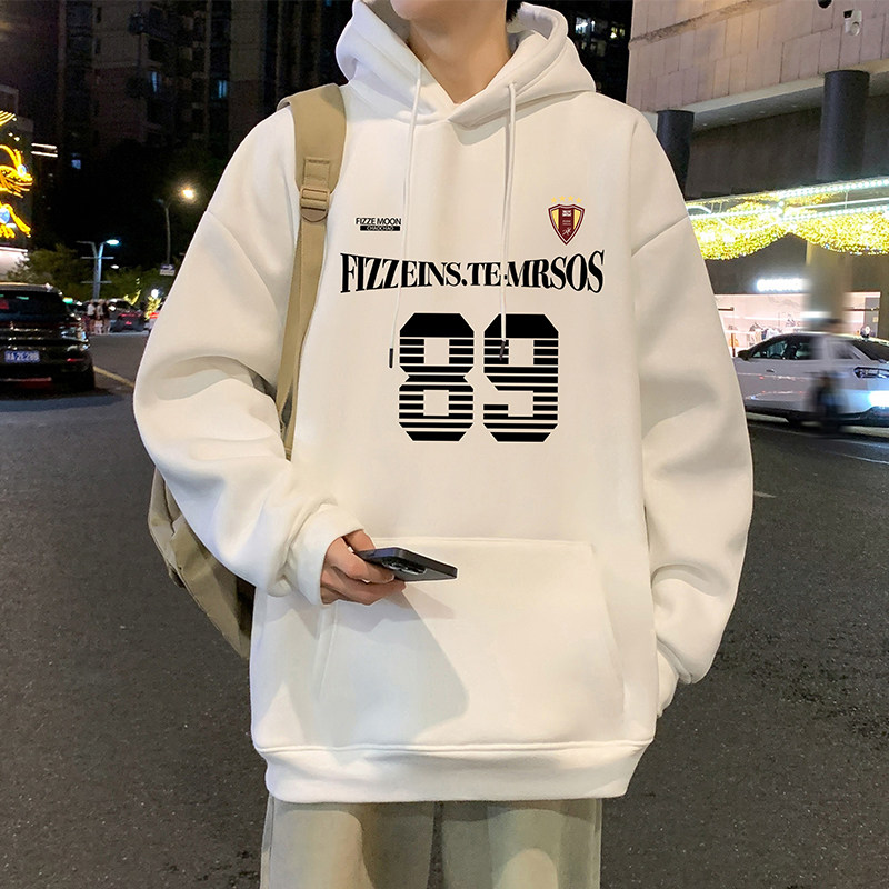 卫衣男春秋季2026新款休闲潮牌外套ins美式宽松重磅港风连帽上衣