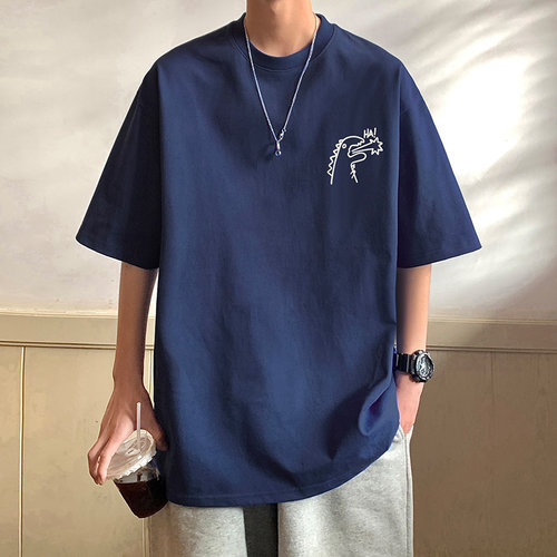 纯棉潮流宽松百搭休闲短袖T恤