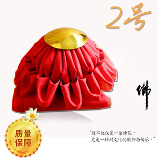 2号特小号大金镜红花球 银镜供佛布神台花布小花布神柜挂参花挂红