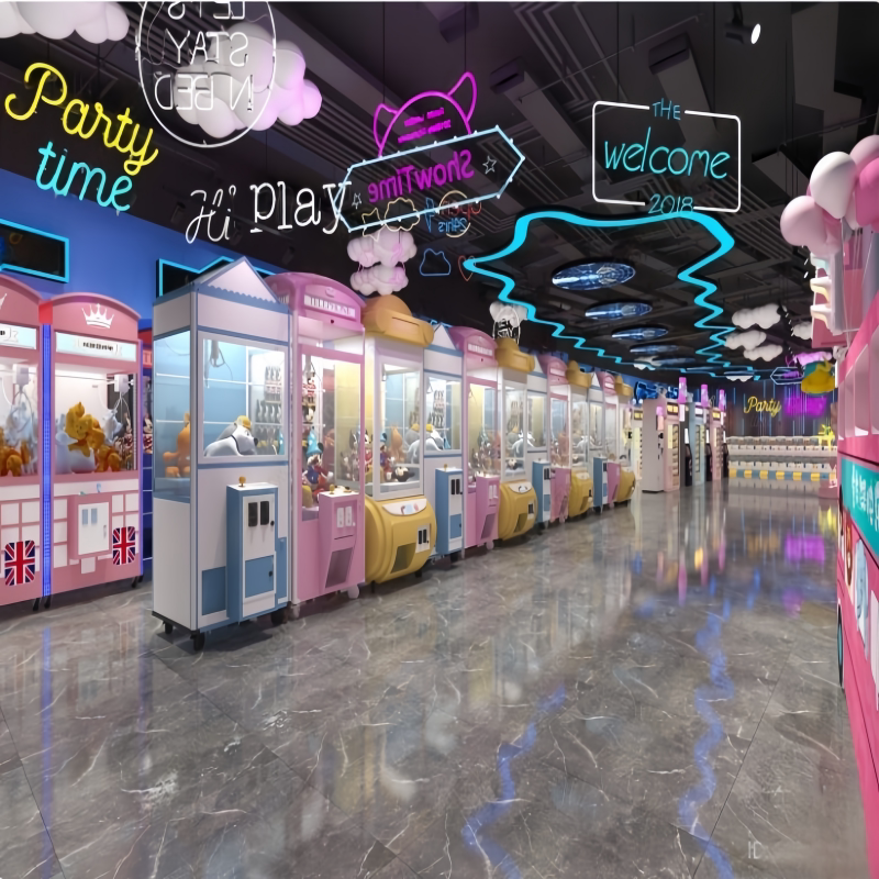 娃娃机室造型氛围灯电竞馆动漫城儿童乐园游乐场电玩城游戏厅吊灯