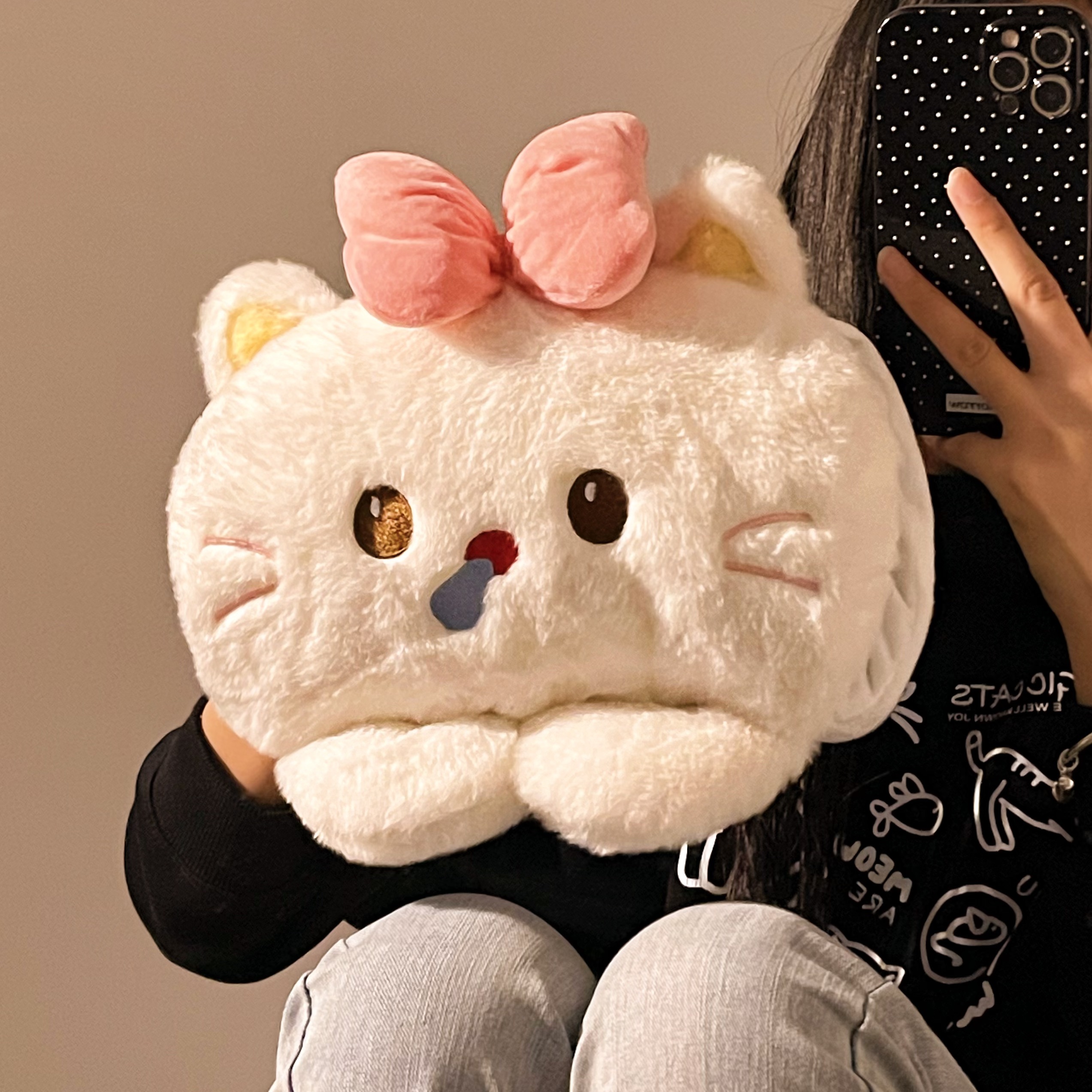 小猫热水袋可插手电热水袋充电款