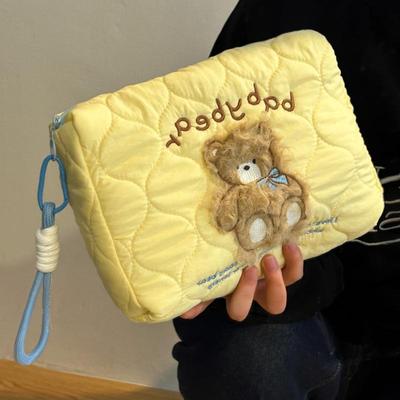 可爱便携式手提化妆包女补妆包