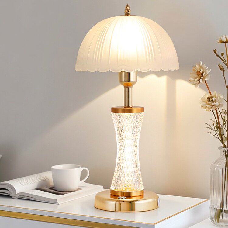 欧式主卧室床头柜轻奢颜值温馨现代创意简约高级感端触摸调光台灯