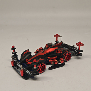 正品田宫四驱兄弟四驱车19438魔鬼司令喷漆改色成品改装车