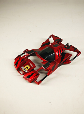 田宫四驱车 19452 喷漆车壳 双色封绘 红巨无霸车壳  法拉利红