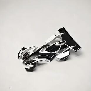 田宫四驱车19452 FMA底盘喷漆车壳巨无霸 白色利刃配色封绘定制