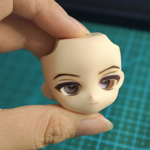 【代卖】豹圆圆开眼带妆恋与制作人角色成品手绘脸壳BJD12分 ob11