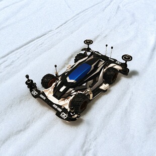 田宫四驱车 18646 DCR 01 黑豹配色喷涂 成品改装