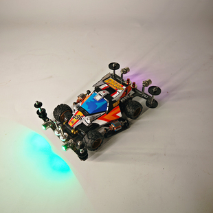 田宫四驱车S2大炮特使舞蹈天使皇帝号街跑成品车二次元风格