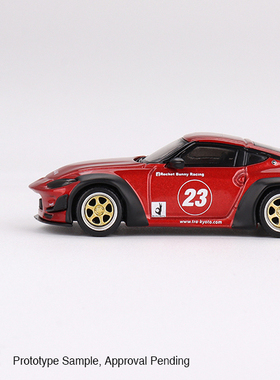 MINI GT 1:64 #722 Nissan Z Pandem 红色合金汽车模型