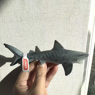 德国思乐动物模型玩具鱼仿真海洋馆生物蓝鲸虎鲨抹香鲸海豚杀人鲸