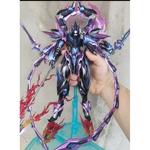 摩动核白起 喷涂改色 哪吒拼装模型 珀炎黄 国创机甲国模手办敖丙