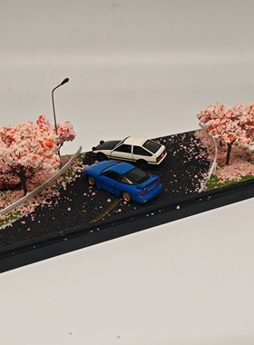 1/64  多美卡TLV MINIGT INNO合金车 《冬至》冬日雪景AE86