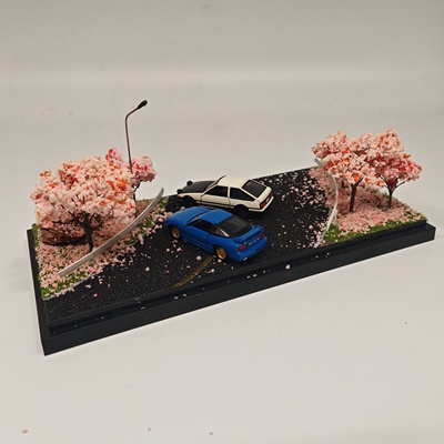 1/64  多美卡TLV MINIGT INNO合金车 《冬至》冬日雪景AE86