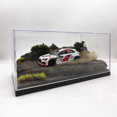 64比例场景拓意TLV场景MINIGT合金车飞驰人生 沐尘100拉力赛场景