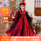 儿童古风中国风表演舞蹈公主裙春秋季 汉服女童连衣裙2026新款 古装