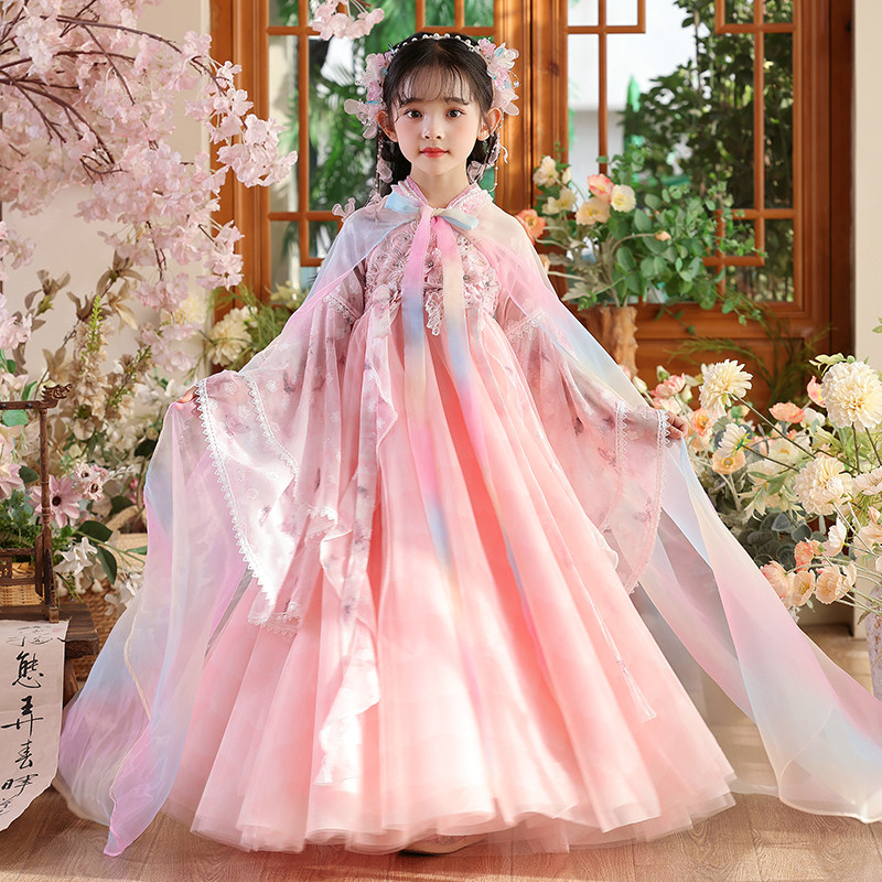 苏梦绣新款日常可穿女童超仙汉服