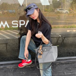 Longchamp1621珑骧包2026春夏新色小号短柄折叠女包饺子包