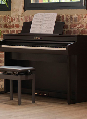 KAWAI 卡瓦伊电钢琴CA59专 业立式重锤88键家用演奏实木