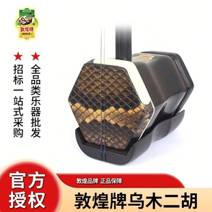 正品 二级乌木二胡乐器舞台演奏 敦煌二胡07A