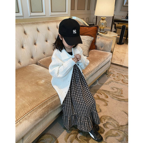 YUSONG◆2025女童姜黄色开衫