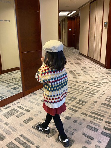 YUSONG◆女儿童圣诞格子毛衣