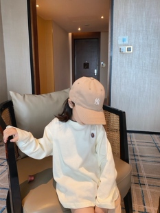 内搭打底宽松长袖 男童港风简约女儿童装 T恤 2026春秋新款 YUSONG