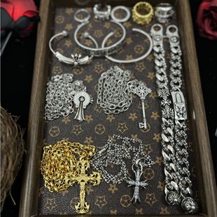 925纯银定制链接 68cm卷轴链配牌子