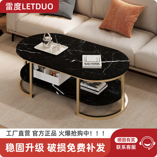 客厅边几沙发边柜玻璃茶几出租屋简约饭桌轻奢双层置物架小桌子