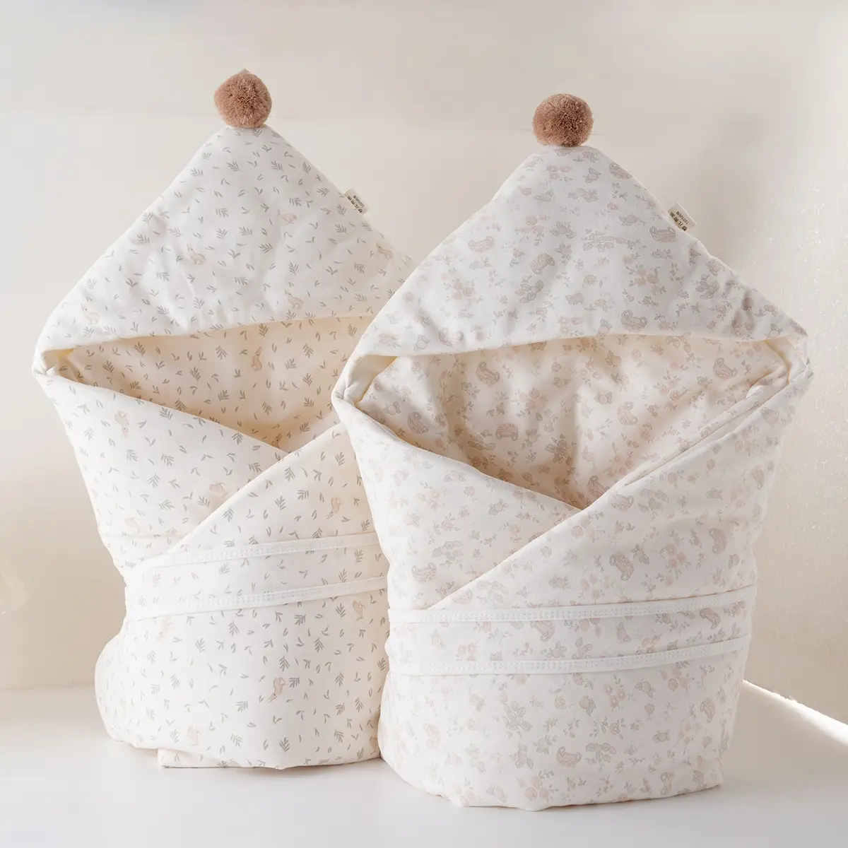 婴儿包被薄棉初生产房抱被纯棉保暖新生儿小被子可水洗棉花盖毯春