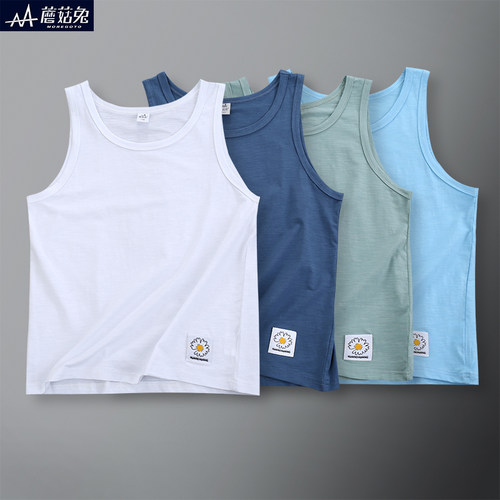 胖男童背心内穿夏季宽松加肥男孩
