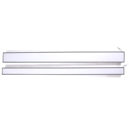 铝方通吊顶灯 格栅灯办公室LED照明灯 吊顶U型槽吸吊两用长条吊灯