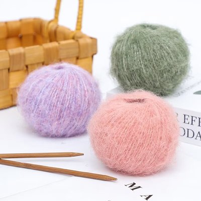 羊驼马海毛毛线海马细毛线