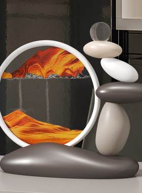 时来运转流沙装饰品稳定情绪小物件高级感客厅桌面摆件送礼小礼品