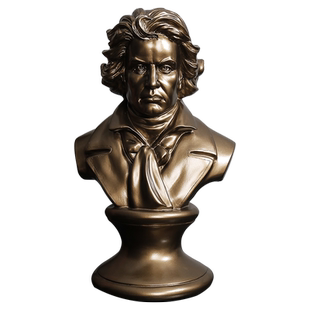 外国音乐家名人头像系列摆件店铺橱窗客厅别墅酒店样板间软装饰品