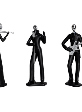 北欧风现代音乐人物卧室书房摆件