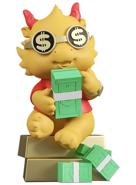 聚财吉祥龙可爱生肖存钱罐前台收银台招财摆件开业送礼礼品装饰