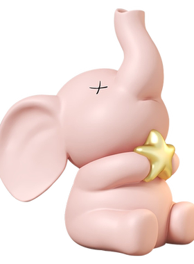 树脂材质可爱大象摆件