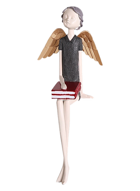 天使儿童房间置物架书柜装饰品