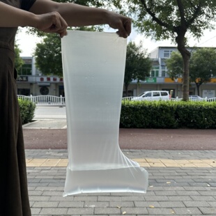 加高加厚泡脚袋耐磨脚套耐高温鞋套养生馆用脚膜袋一只脚用脚型袋