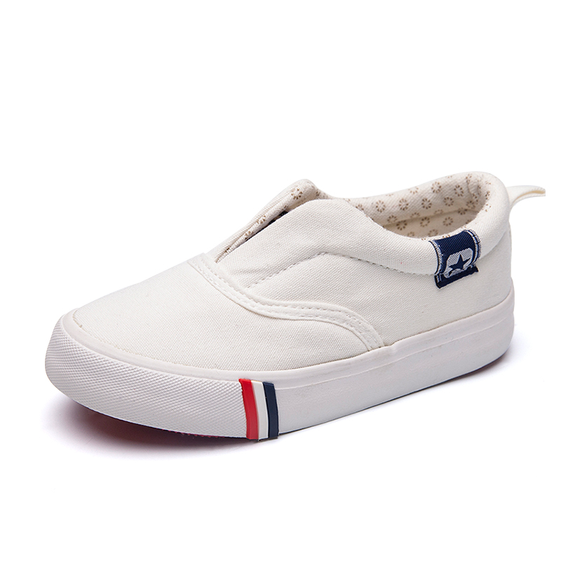 Chaussures enfants en toile suture de voiture pour printemps - semelle caoutchouc - Ref 1037634 Image 2