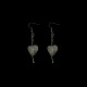古着vintage复古Antique Earrings耳环 Love Silver Asymmetric